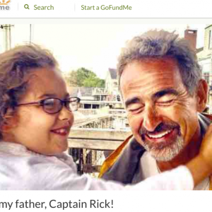 Captain Rick Smith with his granddaughter in a photo featured in the Go Fund Me campaign set up by his daughter Ashley on November 17. Smith has been indicted for Seaman’s Manslaughter in the U.S. Virgin Islands following a 2015 incident at sea.