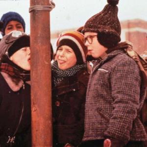 The famous dare in “A Christmas Story.” See it on the big screen at Lincoln Theater Dec. 22. Courtesy of Andrew Fenniman