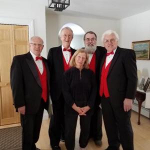Nor’easters Barbershop Chorus members ready to deliver singing Valentines again this year! Courtesy photo