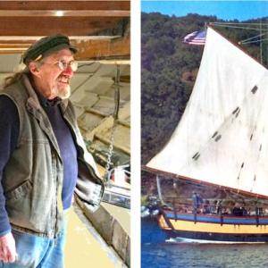 Left photo: Leon Poindexter; right photo: Replica of Providence. Courtesy photos