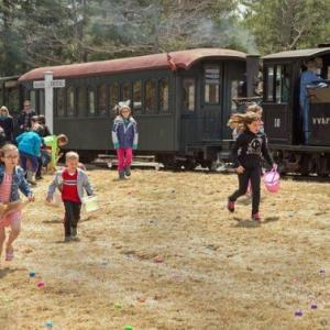 Easter Egg Hunters at the WW&F during an Eggspress of the past. WW&F photo
