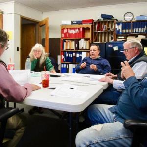 The Woolwich select board approved the annual town meeting warrant Monday afternoon. PHIL DI VECE/Wiscasset Newspaper