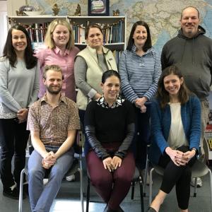 Interns from around the world come to CTL in Edgecomb for professional development with teachers Glenn Powers and Anne Merkel. Courtesy of CTL