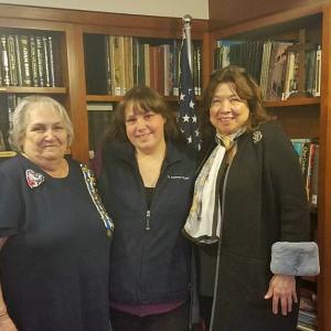 Louise Brown, Jessica Tukey, Regent Audrey Miller. Courtesy photo