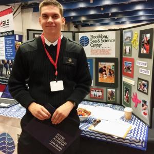 Nathaniel “Nathan” Graves will be an instructor at Boothbay Sea and Science Center this summer. Courtesy of Pauline Dion