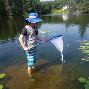 This summer campers attending our Junior Naturalist Camps will explore Oak Point Farm as well as other BRLT preserves. Registration is now open through the YMCA. Courtesy of BRLT