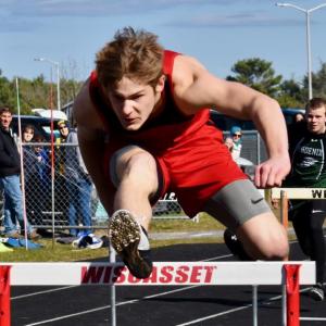 Wiscasset Middle High School Senior Matt Chapman is undefeated in the hurdles this season. File photo