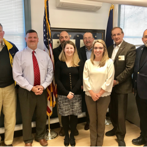 Veterans’ Emergency Financial Assistance Fund organizers, from left, back row: Ed Harmon, American Legion Post #36 Boothbay; David Richmond, MBVS Director; Darren Henry, MBVS Acting Deputy Director; David Patch, Commander of American Legion Post #36 Boothbay; Amedeo Lauria, American Legion Department of Maine; front row: Candice Wright, MBVS Business Manager and Stacey Leet, Easterseals Maine. Courtesy of MBVS