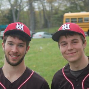 Wiscasset graduating seniors Hayden Dunning and James Hodson. ART MAYERS/Boothbay Register
