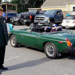 Proud veteran Don Smith and wife Jean of New Harbor will join both the Olde Bristol Days Parade and Vintage Car Show once again this year with their 1967 MGB convertible. Courtesy of Jeff Friedman