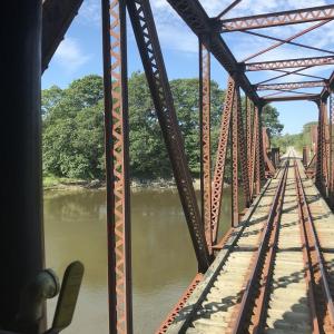 A view from the Amtrak train Aug. 14. Courtesy of Julie Hashem/Rockland Department of Economic and Community Development