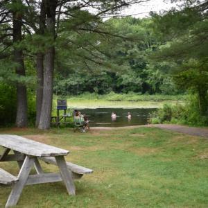 The swimming area at Nequasset Park. PHIL DI VECE/Wiscasset Newspaper