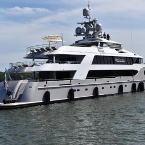 My Seanna departs Wiscasset Harbor Tuesday afternoon. PHIL DI VECE/Wiscasset Newspaper