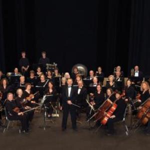 The full Midcoast Symphony Orchestra