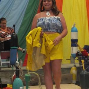 Della Hahn - Best Student Design! Model ... Della! LISA KRISTOFF/Boothbay Register