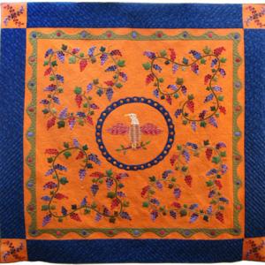 Grapes of Bath quilt by Wendy Caton Reed. Courtesy photo