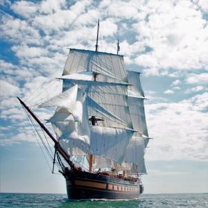 The SSV Oliver Hazard Perry just might be in Boothbay Harbor for WIndjammer Days for the bicentennial in 2020. Photo: Ted Neighbors SSV Oliver Hazard Perry