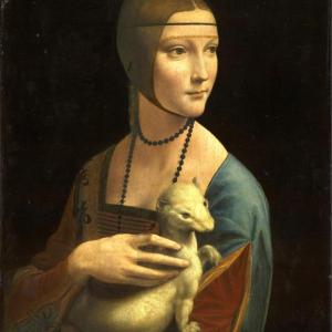 “The Lady with an Ermine” - c. 1489-1490 - Leonardo da Vinci, National Museum. Used with permission. Courtesy of Lincoln Theater