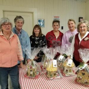 These edible birdhouses made with love by these Boothbay Region Garden Club members! Courtesy of the Club