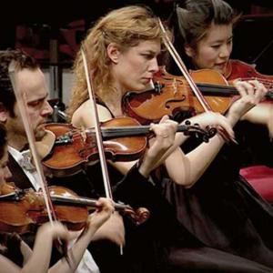 La Scala Orchestra playing Beethoven's “Third Symphony.” Courtesy of Seventh Art Productions