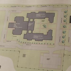 Site plan of the former primary school site. GINA HAMILTON/Wiscasset Newspaper