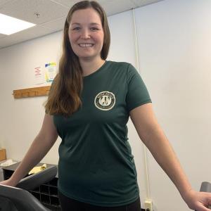 One of Recreation Programmer Chelsea Taylor’s favorite parts of Wiscasset Community Center is the fitness room, including the treadmills. SUSAN JOHNS/Wiscasset Newspaper