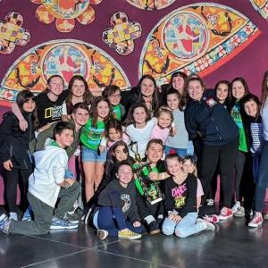 The 2020 Y-Arts team, winner of a national Freddie G Excellence in Ensemble Work award at the iTheatrics Junior Theater Festival in Atlanta. Courtesy of Emily Mirabile