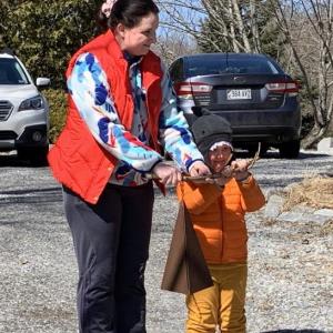 Helen Russell and son Ben, 4. SUSAN JOHNS/Wiscasset Newspaper