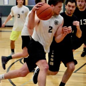 Cody Tozier netted a game high 43 points for Ames Supply. PHIL DI VECE/Wiscasset Newspaper