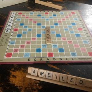 Your turn. Nothing like a most excellent game of Scrabble. What? Why are you calling for the dictionary?! LISA KRISTOFF/Boothbay Register