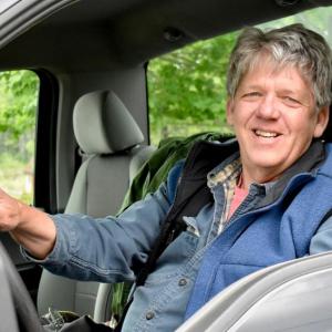 Still behind the wheel but of his own pickup truck, Ken Cooper recently retired after 44 years with the Wiscasset Highway Department. PHIL DI VECE/Wiscasset Newspaper