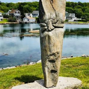 Don Meserve’s “Knotted Whales” stands approximately 6 ft. tall and is in the Studio 53 Sculpture Garden. Courtesy of the venue Don Meserve