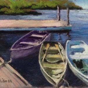 A pastel painting by Jerri Whitman. See more of her work at Rising Tide in August. Website image Jerri Whitman