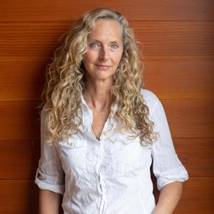 Don’t miss the virtual chat with author Lily King Aug. 4. Winky Lewis photo Maine author Lily King