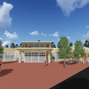 Rendering of the planned Center of Excellence in Autism and Developmental Disorders in Westbrook. Courtesy of E4H Environments for Health Architecture