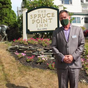 Spruce Point Inn General Manager Gil Hartman called this season the “most challenging and rewarding one” in his 16 years in the hospitality industry. BILL PEARSON/Boothbay Register