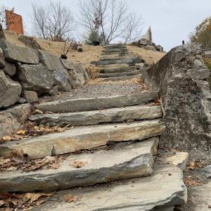 Steps at Alna’s Head Tide Dam. File photo