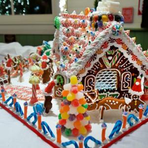A sweet entry from a Gingerbread Spectacular past. Courtesy of Cathy Sherrill