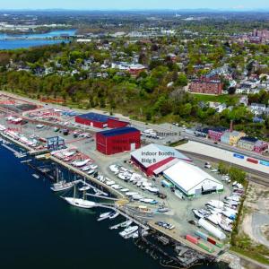 The 2021 location of the Maine Boatbuilders Show. Courtesy photo
