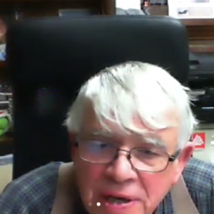 Wiscasset Ordinance Review Committee Chair Karl Olson. Zoom screenshot