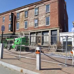 The affected area of Wiscasset’s downtown. PHIL DI VECE/Wiscasset Newspaper