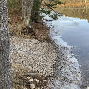 Jeff Spinney’s completed shoreland project. File photo