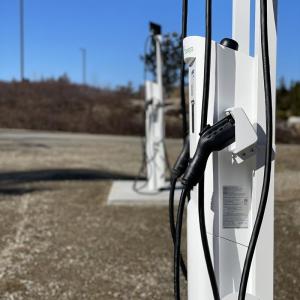 Bigelow Laboratory for Ocean Sciences recently installed eight electric vehicle plugins this spring. The plugins are available for public use on the organization's campus in East Boothbay. Courtesy of Kevin Guay, Bigelow Laboratory for Ocean Sciences