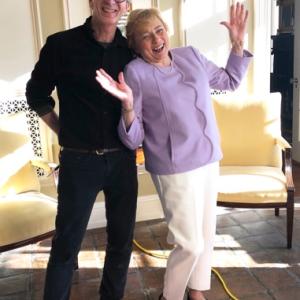 Poet Stuart Kestenbaum, pictured with Governor Mills in January 2020. Courtesy of Stuart Kestenbaum.