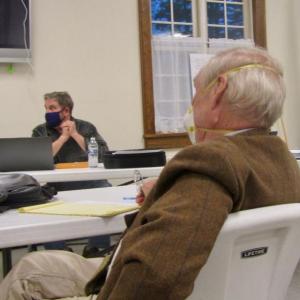 Attorney Ed Dardis addresses the Dresden Appeals Board. ART MAYERS/Wiscasset Newspaper
