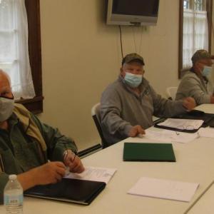 Dresden selectmen John Rzasa, Gerald Lilly and Allan Moeller. ART MAYERS/Wiscasset Newspaper
