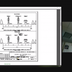 Cole Peters of POWER Engineers presents on behalf of CMP. Zoom screenshot