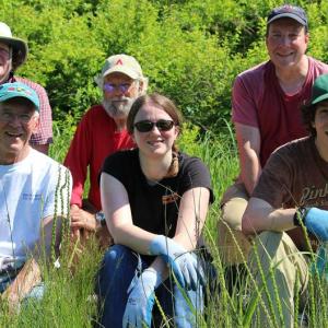 Coastal Rivers Trail Tamers volunteers take a break on the Salt Bay Heritage Trail in Newcastle. Courtesy photo