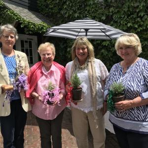 New officers of Garden Club of Wiscasset, from left, include Lisa Freeman, Virginia Forrest, Canny Cahn and Robin Grant. Missing was Ann Light. Courtesy of Emily Adler