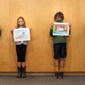 Pictured from left are Zea Arbuckle, Zella Morgan, Micah Loosigian, and Wilton Scott. Courtesy of Chewonki
